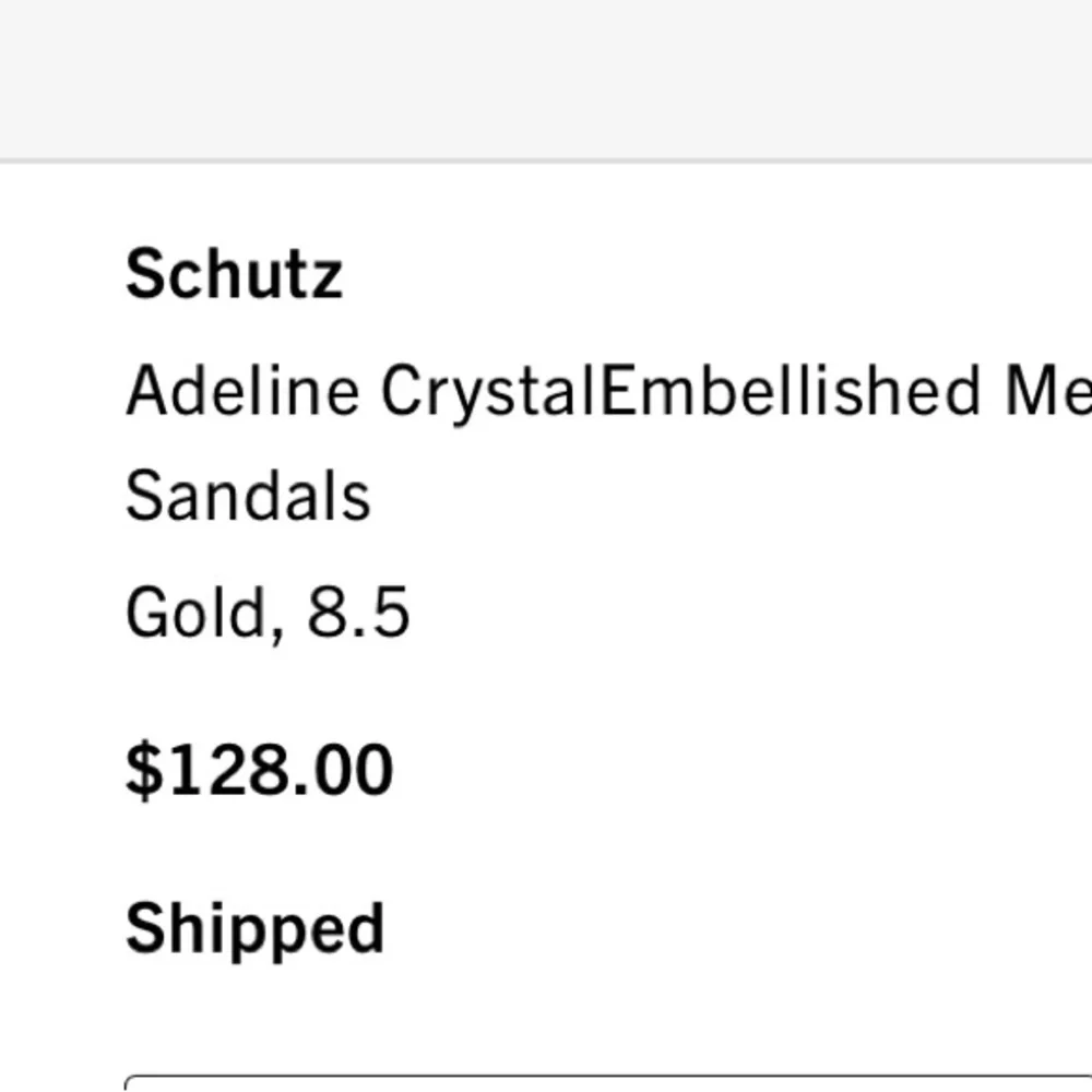 Schutz Gold Adeline CrystalEmbellished Metallic LaceUp Sandals - Picture 3 of 4